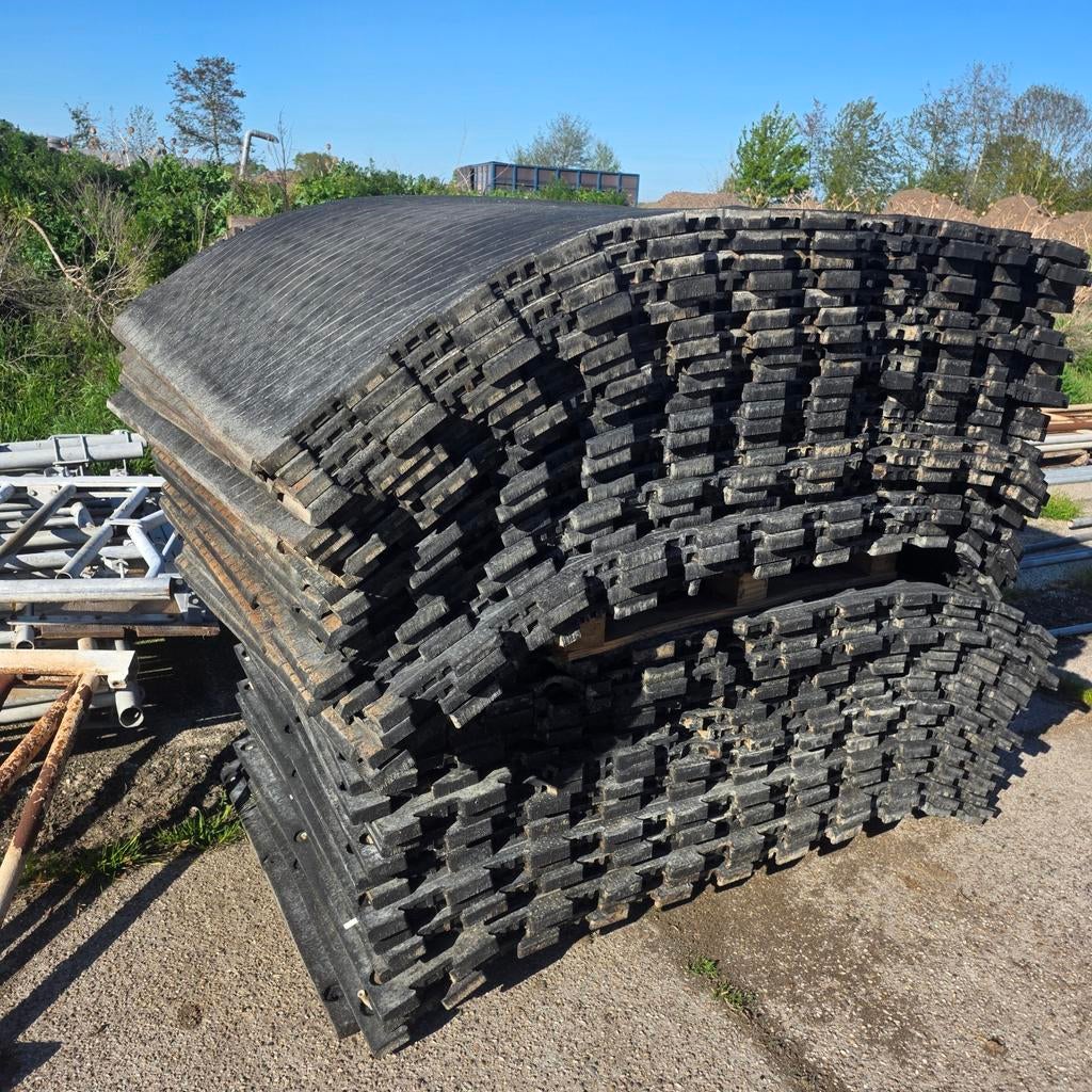 Stalmat puzzelsysteem, Tuin en Terras, Ophalen, Gebruikt