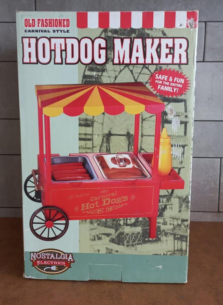Nostalgische elektrische Hot Dog Maker., Ophalen of Verzenden, Nieuw