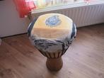 Djembé + Hoes uit Mali, 64cm hoog, 37cm diameter, Ophalen, Zo goed als nieuw, Melodische percussie