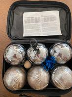 6 jeu de boule ballen in draag tas, Ophalen, Zo goed als nieuw