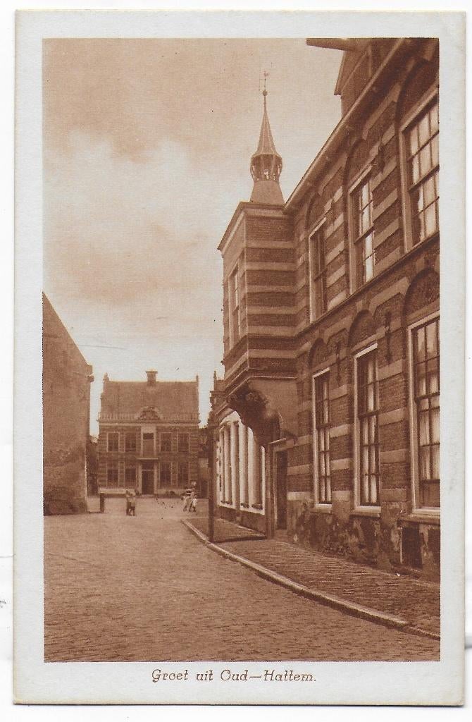 Oud Hattem Ongelopen Ansichtkaart ( B7047), Ophalen of Verzenden, 1940 tot 1960, Ongelopen, Zuid-Holland