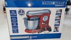MasterKitchen Keukenmachine KM 838BC - 1200W, 6.5L Rood, 4 liter of meer, Ophalen, Nieuw, 3 snelheden of meer