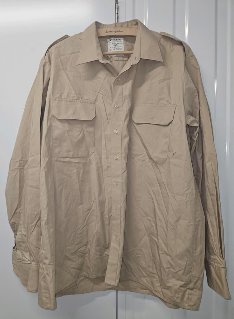 Defensie overhemd maat 43/5, Ophalen of Verzenden, Landmacht, Nederland, Kleding of Schoenen
