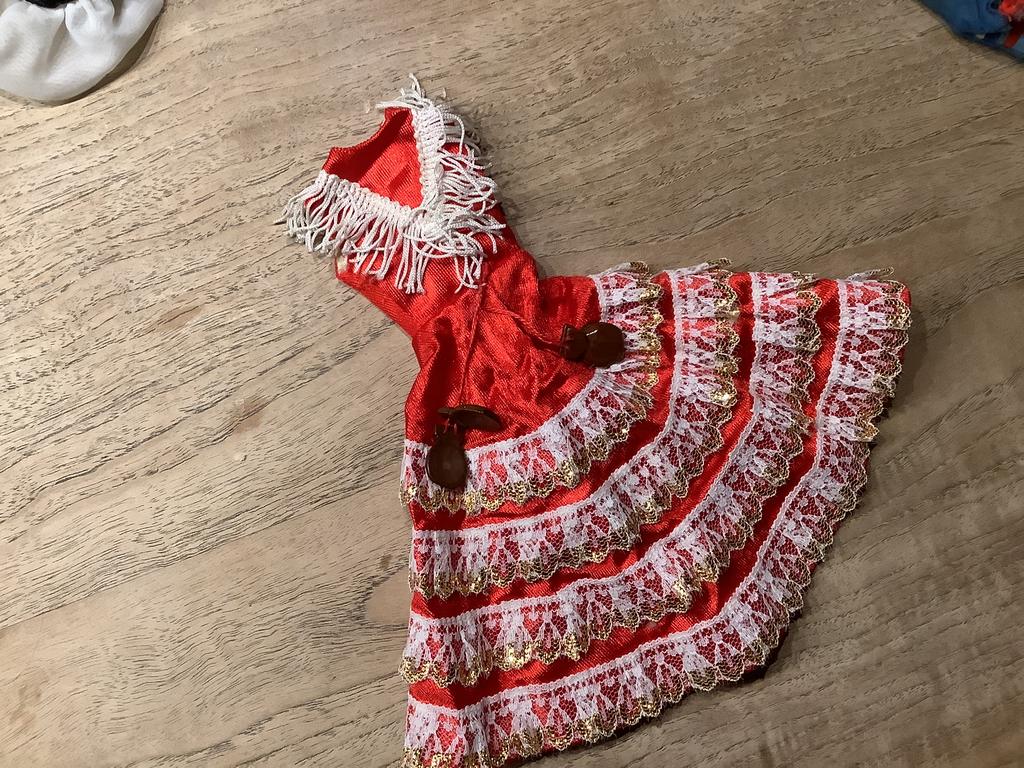 Barbie jurk, Ophalen of Verzenden, Gebruikt, Kleertjes