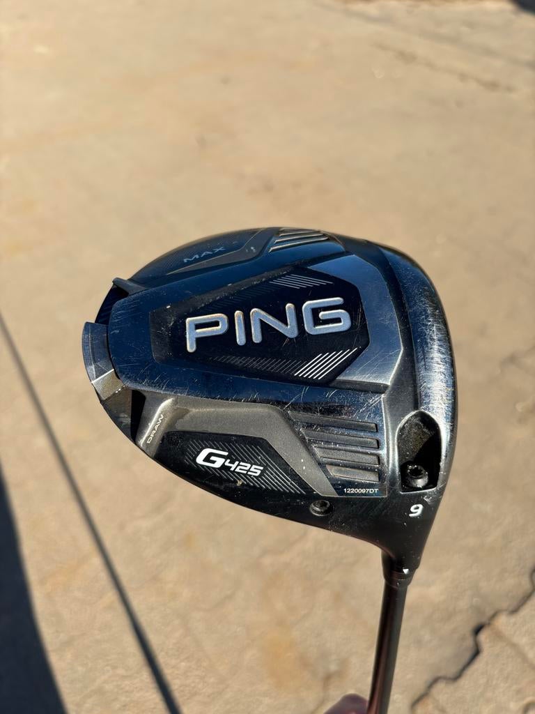 Ping G425 Max Driver 9 graden met Rogue 130 MSI shaft, Ophalen of Verzenden, Gebruikt, Club, Ping