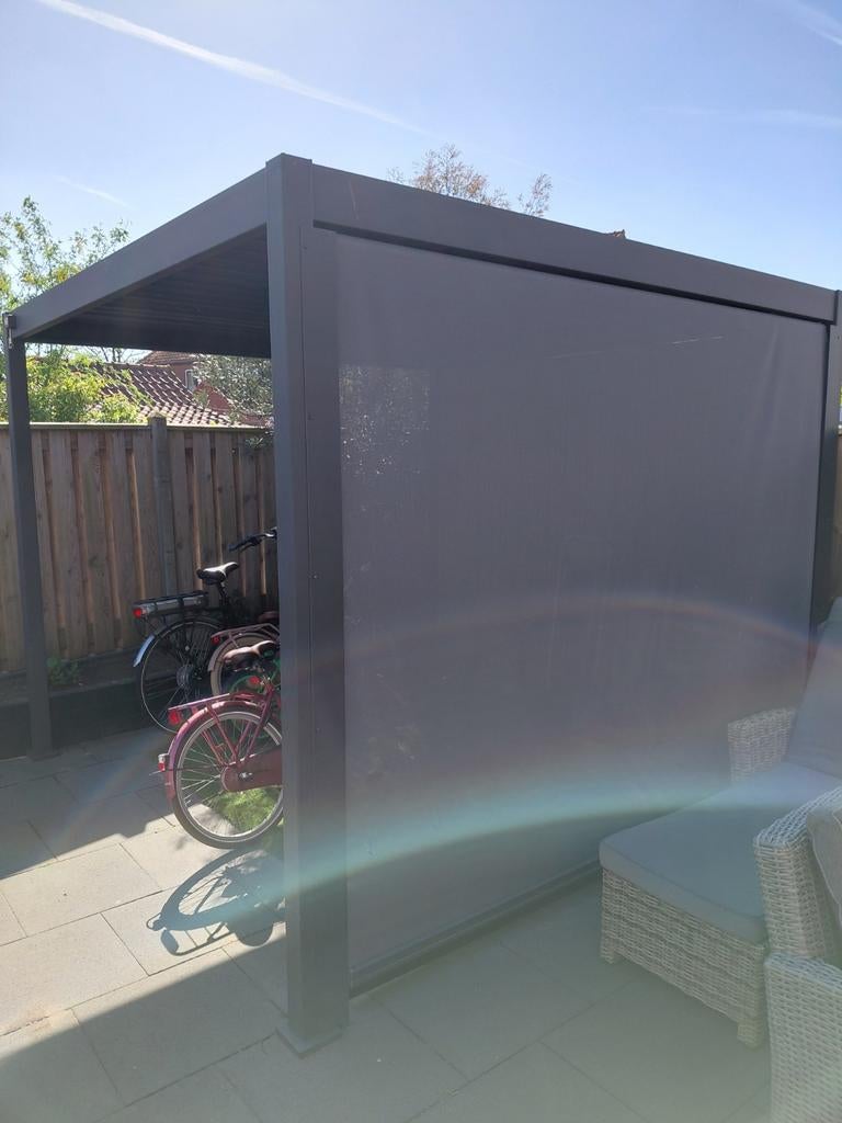 Aluminium Pergola met Lamellen 3x3 m – Antraciet, Ophalen of Verzenden