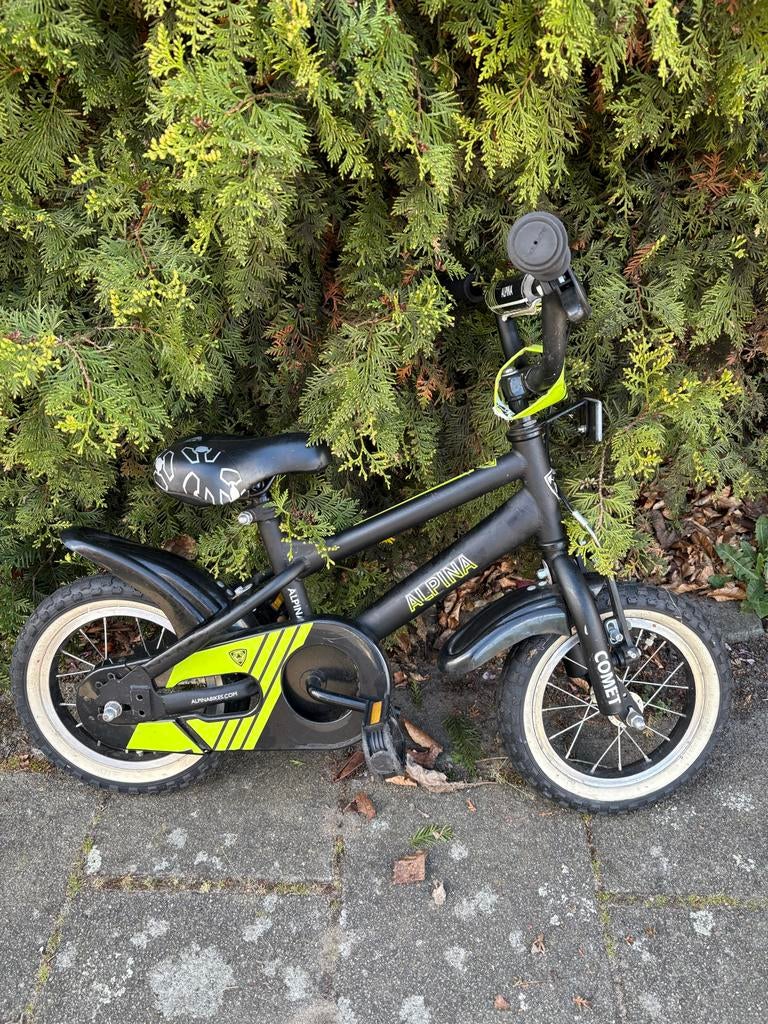 Alpina kinderfiets 12 inch, Fietsen en Brommers, Fietsen | Kinderfietsjes, Ophalen, Gebruikt, Minder dan 16 inch