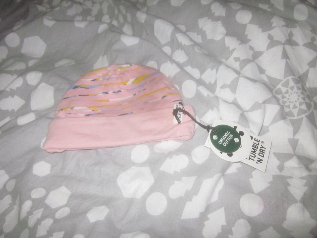 Mooi nieuw roze/wit/blauw/ea mutsje Tumble 'N Dry 62/74, Tumble 'n Dry, Maat 62, Meisje, Nieuw