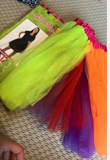 Nieuw tule rok kleurtjes one size, Ophalen of Verzenden, Nieuw, Maat 38/40 (M), Carnaval