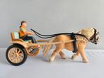 Schleich 42040 Pony met sulky, Ophalen of Verzenden, Zo goed als nieuw, Paard, Beeldje of Figuurtje