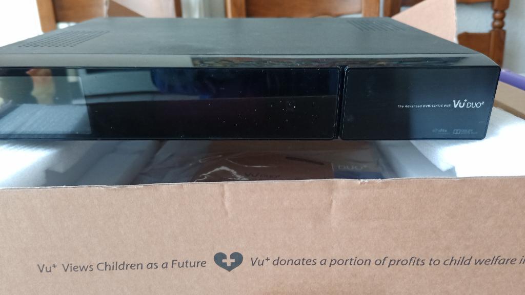 VU+ Duo saletiet ontvanger., Ophalen of Verzenden, Zo goed als nieuw, Ontvanger