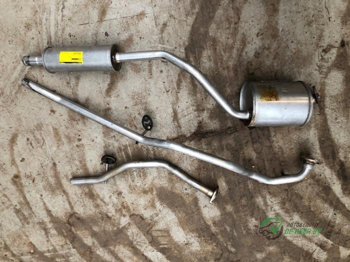 Uitlaat (compleet) van een Daihatsu Cuore, Auto-onderdelen, Uitlaatsystemen, Daihatsu, Gebruikt, 3 maanden garantie, Ophalen of Verzenden