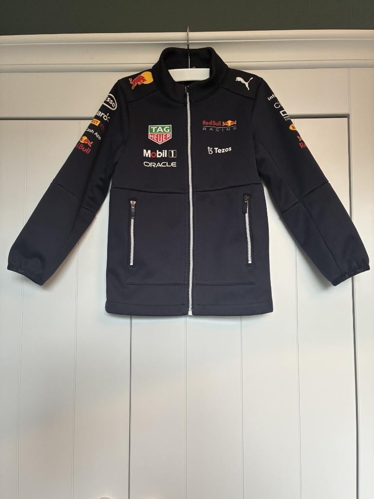 Puma Red Bull Racing Max Verstappen softshell jack maat 110, Jongen of Meisje, Puma, Ophalen of Verzenden, Zo goed als nieuw