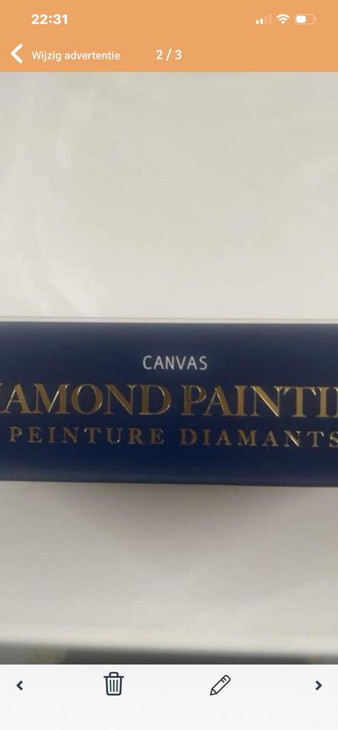 Nieuwe Diamond painting, Ophalen of Verzenden, Nieuw, Knutselwerk