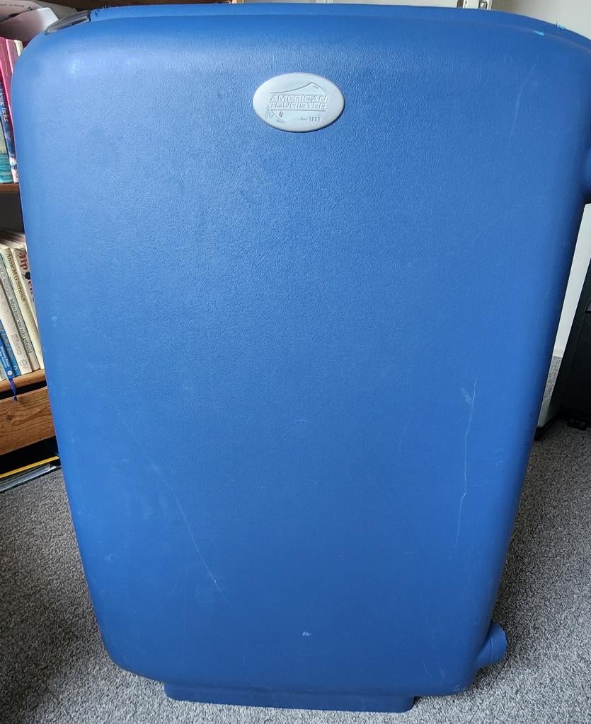 Grote koffer met slot, Sieraden, Tassen en Uiterlijk, Koffers, Gebruikt, Hard kunststof, 45 tot 55 cm, 70 cm of meer