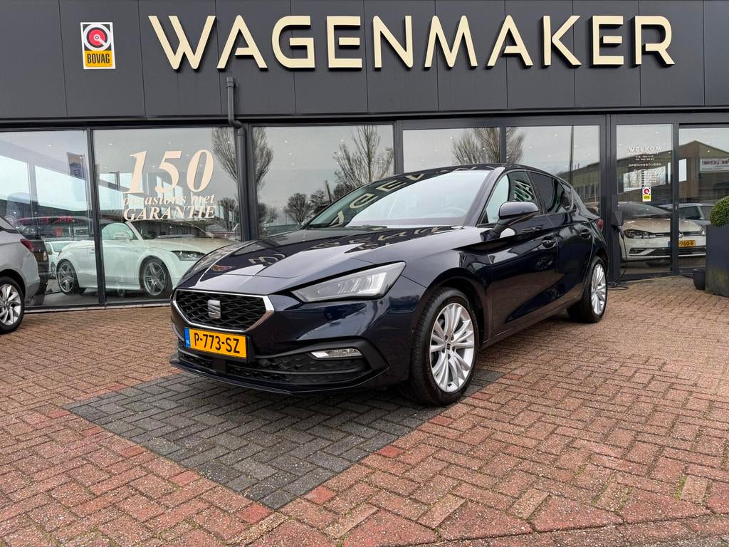 Seat Leon Sportstourer 1.0 eTSI Style Business Intense AUTOM, Auto's, Seat, 12 maanden, Stof, Gebruikt, Euro 6