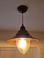 Mooie stoere hanglamp, Ophalen, Koloniaal, Zo goed als nieuw, Glas