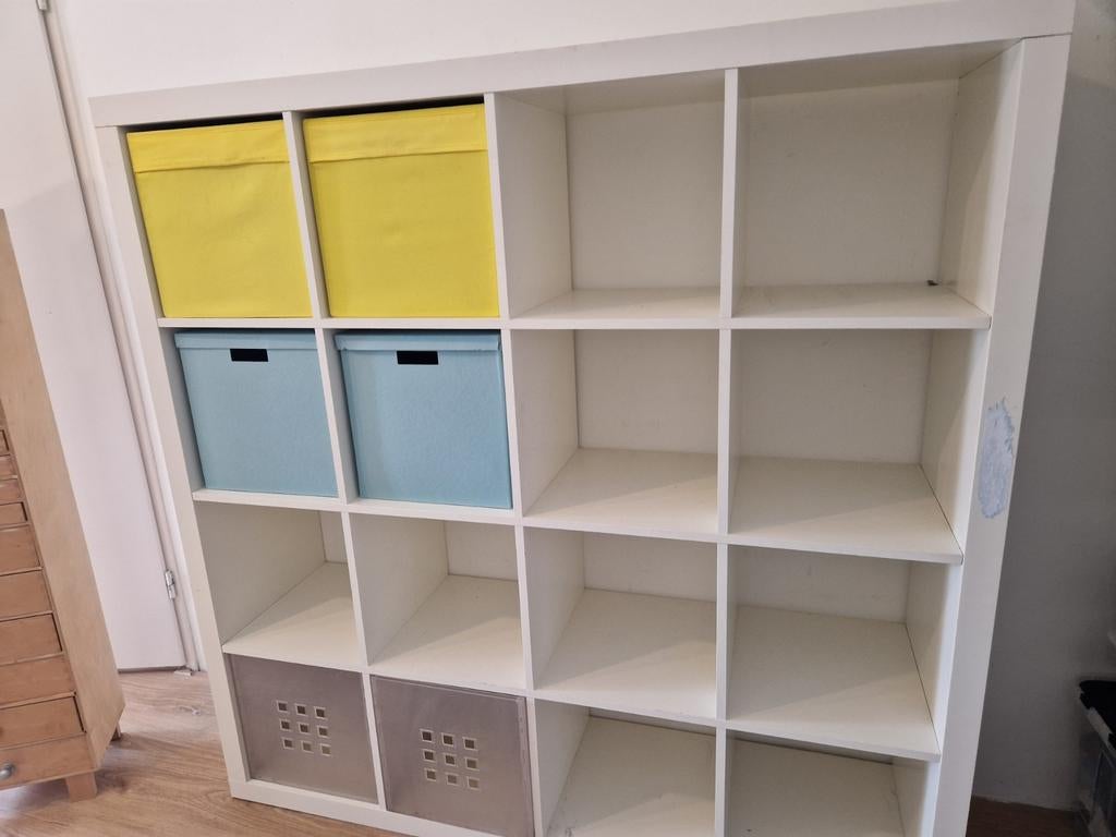 IKEA Kallax open kast wit, Ophalen, Gebruikt