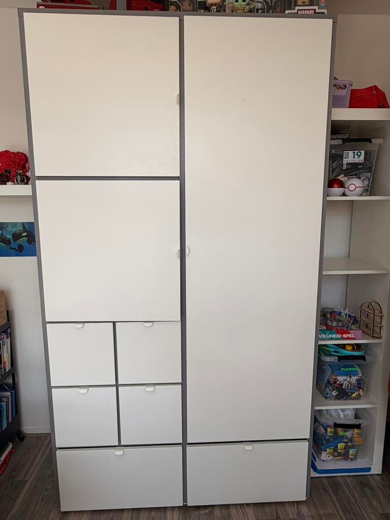 Visthus kledingkast ikea, Huis en Inrichting, Kasten | Kledingkasten, Gebruikt, 200 cm of meer, 50 tot 75 cm, Ophalen