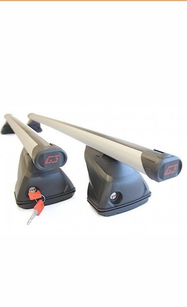 G3 dakdragers Pacific aluminium Golf 7 5-deurs, Auto diversen, Dakdragers, Ophalen, Zo goed als nieuw