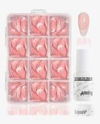 Guapà 120 stuks French Manicure Nagels met Nagellijm, Ophalen of Verzenden, Zo goed als nieuw, Handen en Nagels