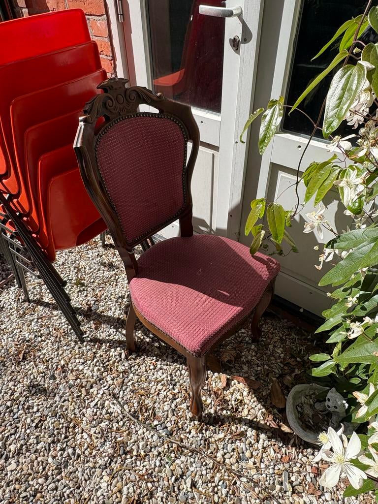 2 Barok (eetkamer)stoelen - Gratis af te halen, Huis en Inrichting, Stoelen, Ophalen, Gebruikt, Twee, Overige kleuren