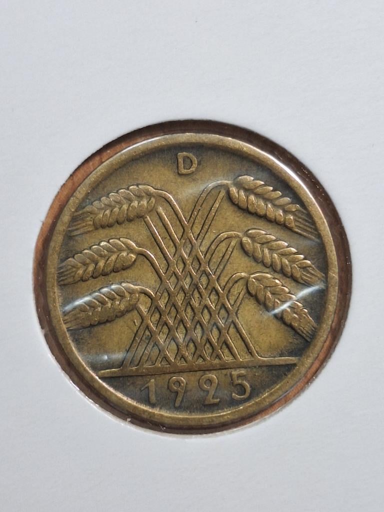 DUITSLAND 10 D rentenpfenning 1925 (#87), Ophalen of Verzenden, Duitsland, Losse munt