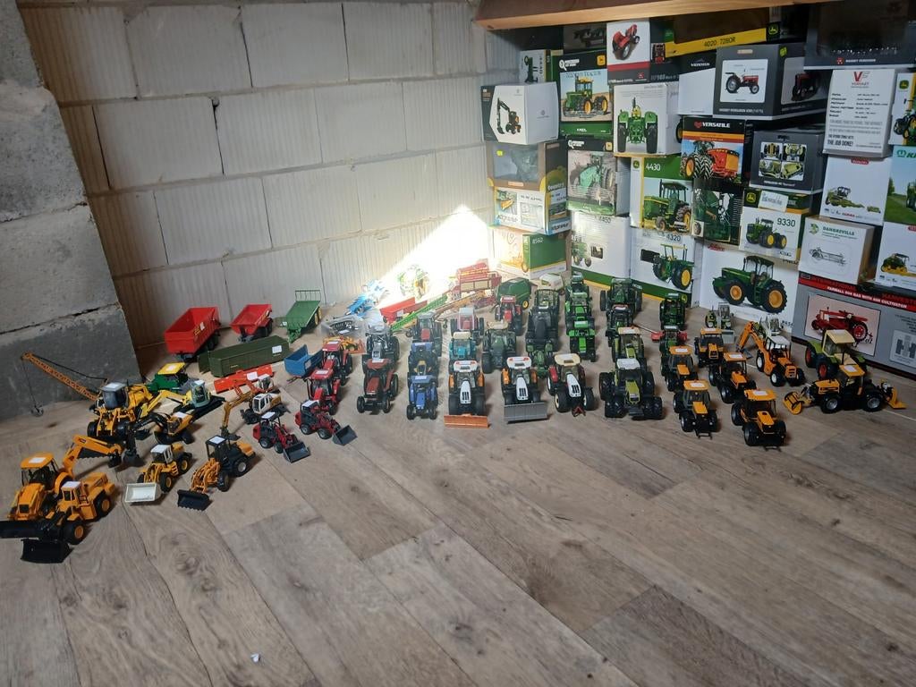 Grote verzameling modelbouw miniaturen, Overige merken, Tractor of Landbouw, Ophalen of Verzenden, Zo goed als nieuw