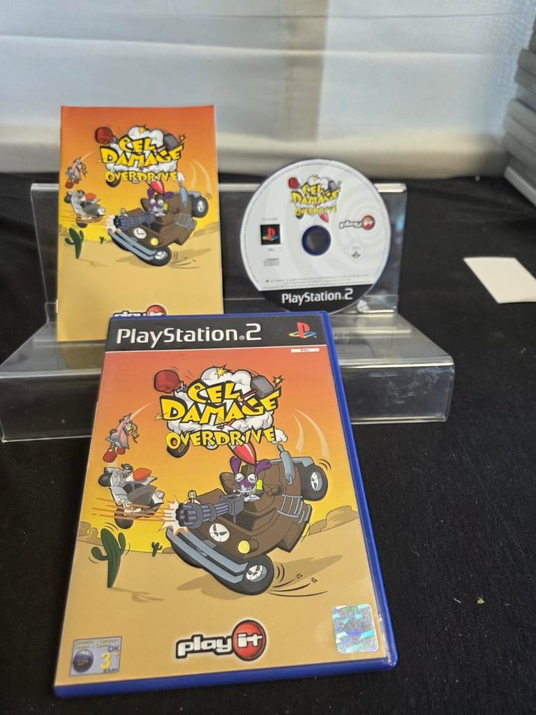 Cel Damage Overdrive - PlayStation 2 (PS2), Gebruikt, Eén computer, Ophalen of Verzenden, Onbekend