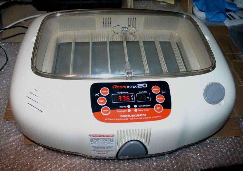 R-Com Max 20 Broedmachine, Dieren en Toebehoren, Pluimvee | Toebehoren, Gebruikt, Broedmachine, Ophalen of Verzenden