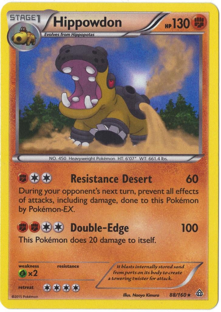 Primal Clash,  Hippowdon [holo] 88/160, Verzenden, Nieuw, Losse kaart
