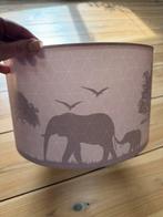 Roze lampenkap met dierenpatroon, Gebruikt, Overige kleuren, Rond, Ophalen of Verzenden
