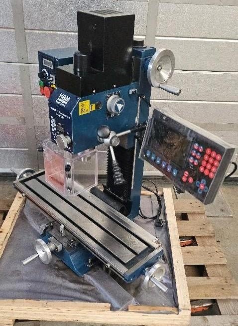 HBM freesmachine BF 25 grote tafel digitale uitlezing - 750W, Ophalen of Verzenden, Zo goed als nieuw, Elektrisch, Overige soorten