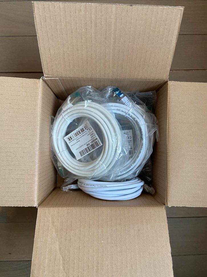 6 stuks NIEUWE CAT 6A FTP Netwerkkabel, Computers en Software, Pc- en Netwerkkabels, Nieuw, Ophalen of Verzenden