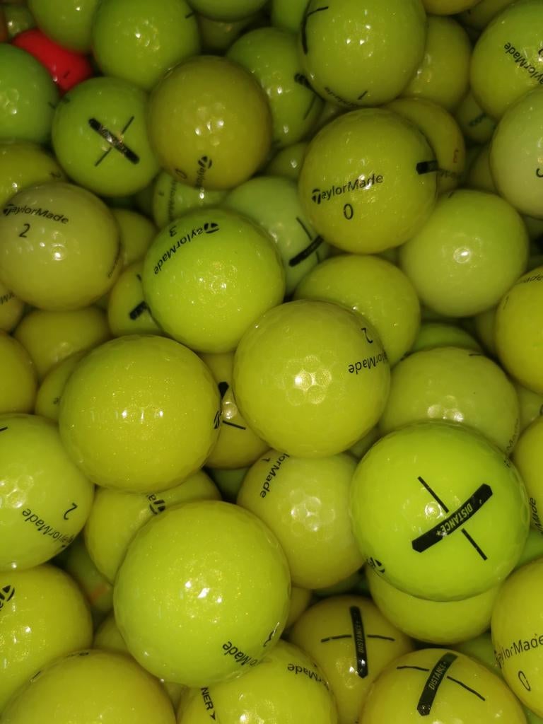 Taylormade distance golfballen geel 50 stuks, Ophalen of Verzenden, Bal(len)