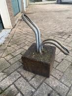Fietsenbeugel met betonblok, Ophalen, Gebruikt