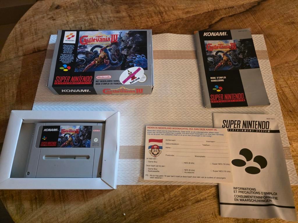Super Castlevania IV SNES (CIB) - Compleet in doos, Spelcomputers en Games, Games | Nintendo Super NES, Avontuur en Actie, 1 speler
