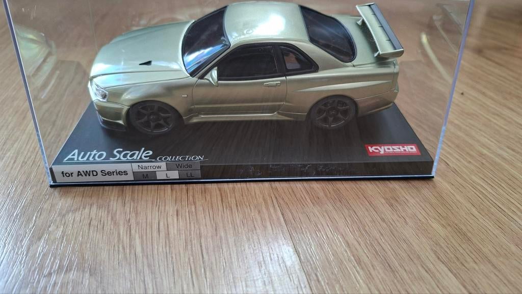 Kyosho autoscale mini z nissan skyline gtr millennium jade, Hobby en Vrije tijd, Modelbouw | Radiografisch | Auto's, Elektro, Nieuw