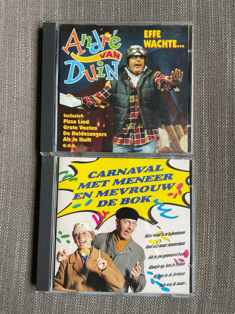 André van Duin & Carnaval met Meneer en Mevrouw de Bok CD's, Ophalen of Verzenden, Zo goed als nieuw