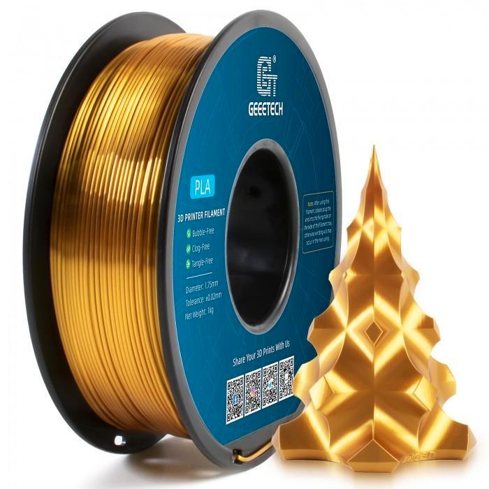 Geeetech Gold PLA Silk Filament 1.75mm, Computers en Software, 3D-printerbenodigheden, Nieuw, Ophalen of Verzenden