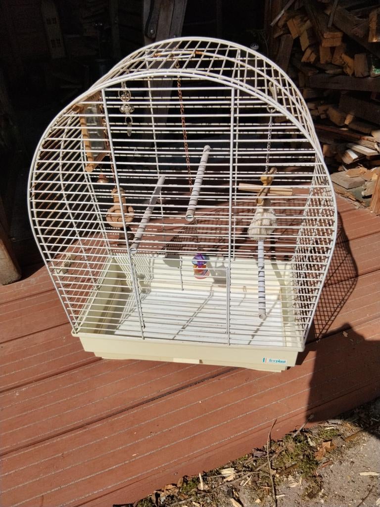 Ferplast vogelkooi met lade, Dieren en Toebehoren, Ophalen, Metaal, Vogelkooi