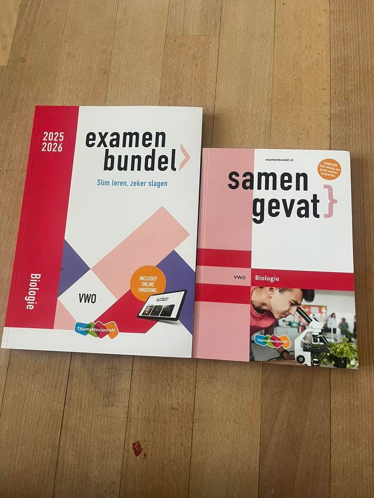Officiele samenvatting en examenbundel biologie VWO, Boeken, Schoolboeken, Ophalen of Verzenden, Zo goed als nieuw, VWO, Biologie