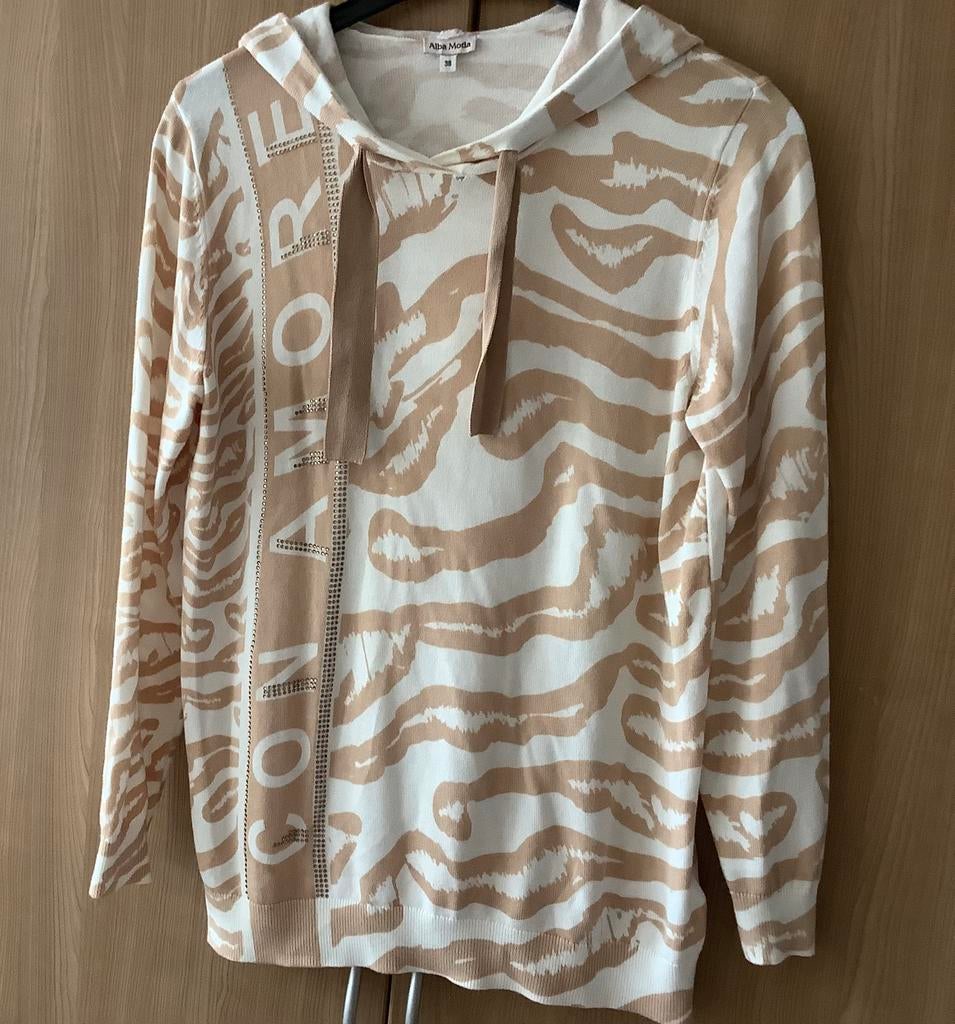 Top// Hoody.     mt. 38.     Alba moda., Verzenden, Nieuw, Maat 38/40 (M), Lange mouw