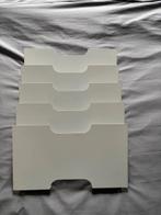 Wit tijdschriftenrek, Huis en Inrichting, Woonaccessoires | Krantenbakken en Lectuurbakken, Ophalen, Gebruikt