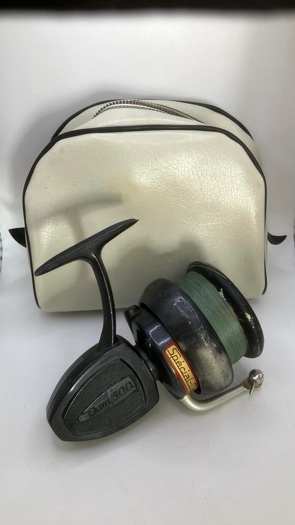 Brevete model Bam 500 werpmolen  met tasje., Watersport en Boten, Ophalen of Verzenden, Zo goed als nieuw, Molen