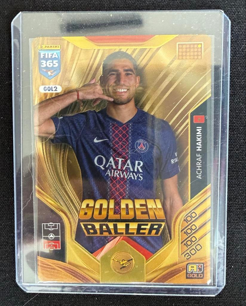 Achraf Hakimi Golden Baller FIFA 365 Adrenalyn XL 2026, Ophalen of Verzenden, Nieuw, Buitenlandse clubs, Spelerskaart