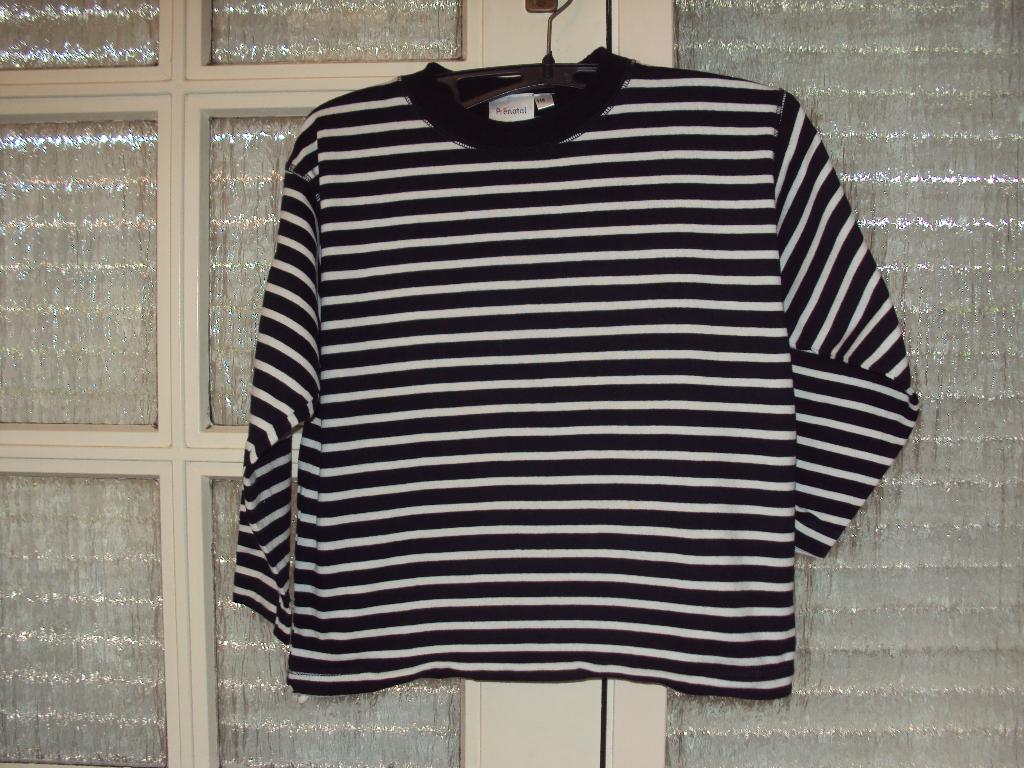 Nieuw breed dik blauw wit bretons katoen shirt PRENATAL 116, Nieuw, Ophalen of Verzenden, Prenatal, Shirt of Longsleeve