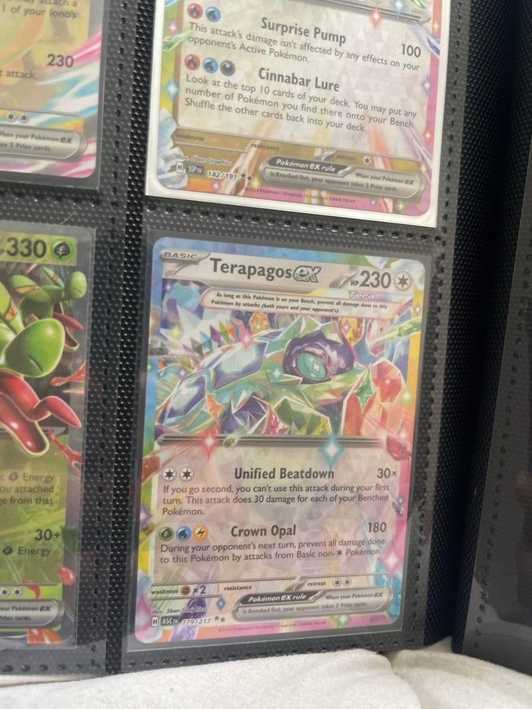Terapagos ex Pokémon kaart, Ophalen of Verzenden, Gebruikt