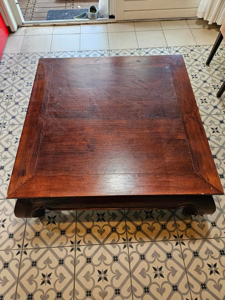 Mooie Opium Salontafel Colonial Style, Ophalen, Gebruikt, 50 tot 100 cm, Colonial Style
