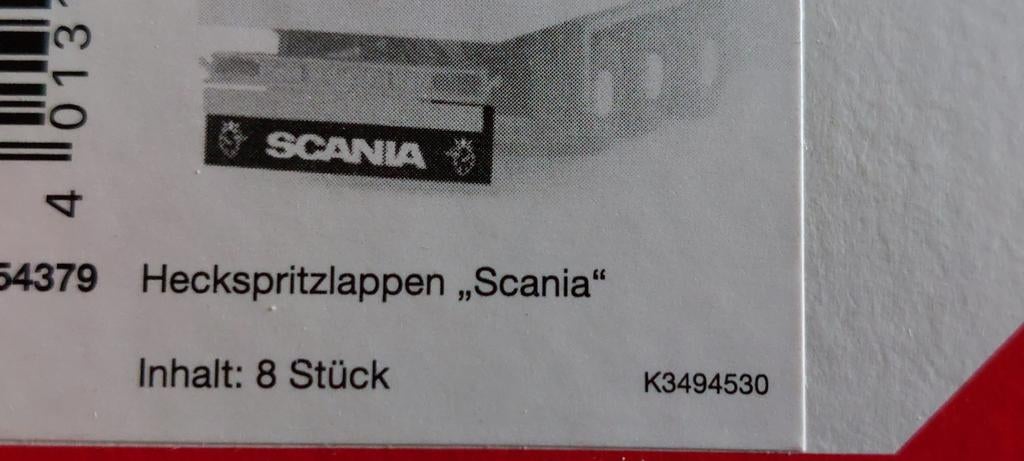 H0LK 0327 DIVERSE SPATLAPPEN VOOR VRACHTWAGEN OF TRAILERS 1/, Ophalen of Verzenden, Nieuw, Bus of Vrachtwagen, Herpa
